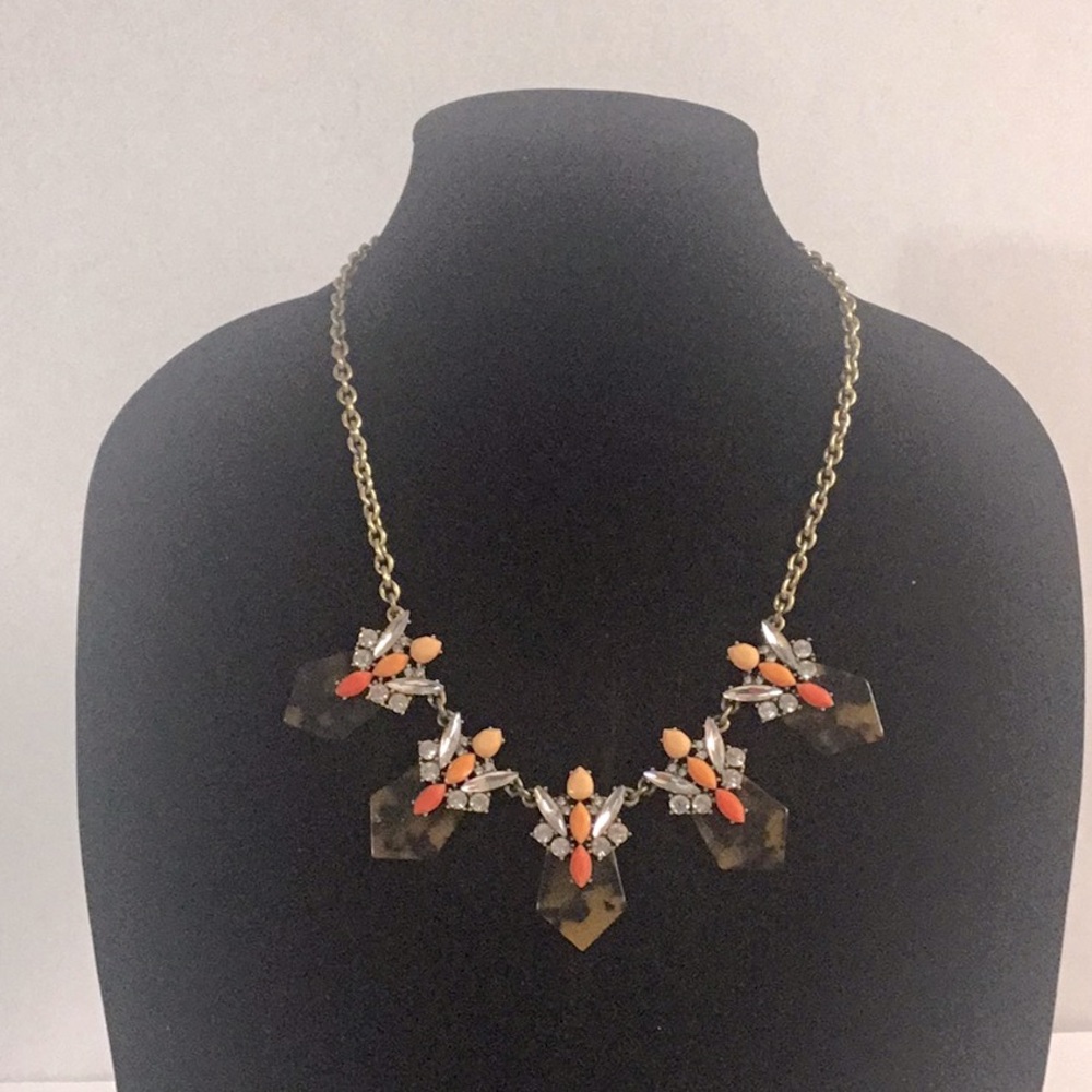 J. Crew Tortoise Necklace